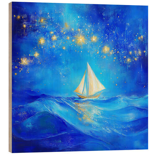 Puutaulu Sailing Through Infinity