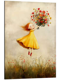 Obraz na aluminium Flowers in the Wind