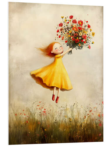 Tableau en PVC Flowers in the Wind