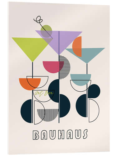 Stampa su vetro acrilico Bauhaus Bar