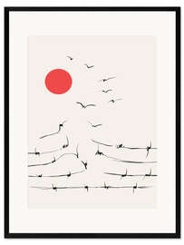 Gerahmter Kunstdruck Break Free