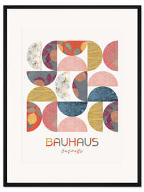 Framed art print Bauhaus Cutouts
