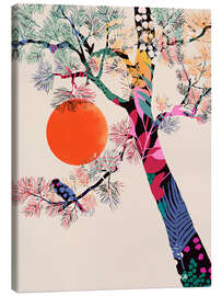 Canvas print Japanese Summer - CatsAndDotz