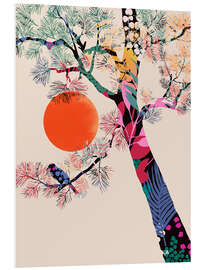 Hartschaumbild Japanischer Sommer