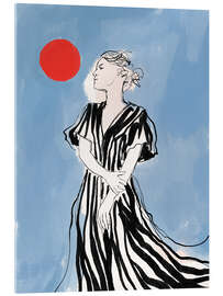 Cuadro de metacrilato She's Like The Wind - CatsAndDotz