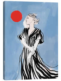 Canvas print She's Like The Wind - CatsAndDotz