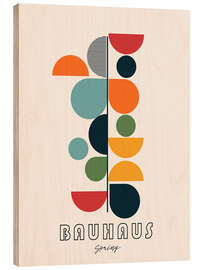 Holzbild Bauhaus Spring