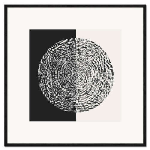 Stampa artistica con cornice Convergence