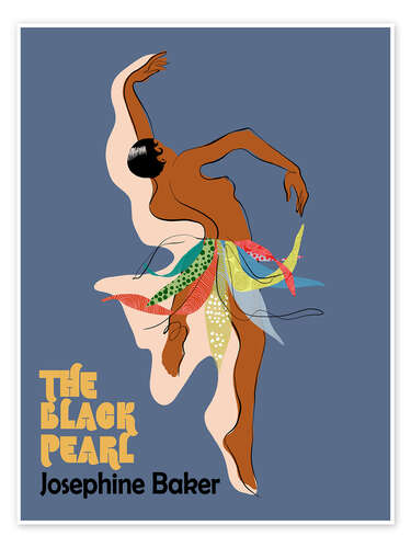 Poster The Black Pearl - Josephine Baker