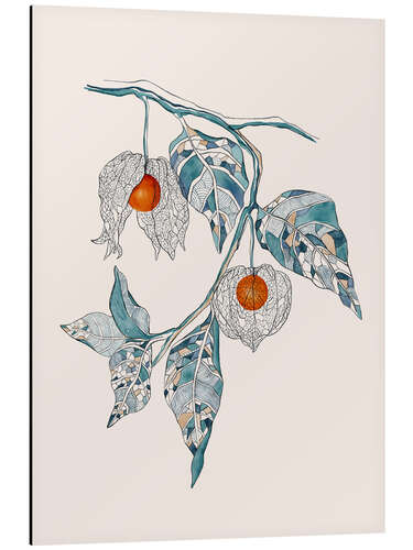 Aluminium print Chinese Lantern