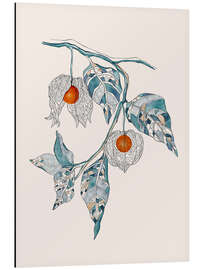 Aluminium print Chinese Lantern - CatsAndDotz