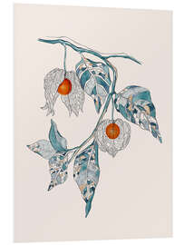 Hartschaumbild Chinesische Laterne