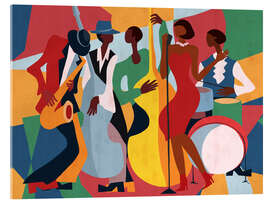 Acrylglas print Jazz Band