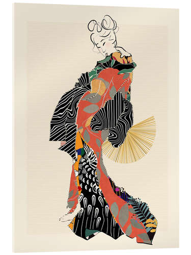 Acrylic print Geisha