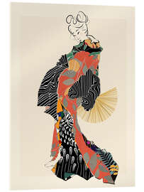 Acrylic print Geisha - CatsAndDotz