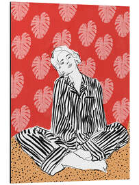 Aluminiumtavla Serenity in Stripes