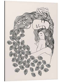 Magnettafel Klimt, Mutter und Tochter