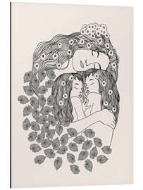 Magnettafel Klimt, Mutter und Töchter