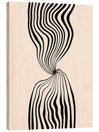 Holzbild Vortex - CatsAndDotz