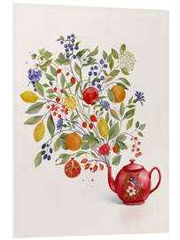 Tableau en PVC Fruit Symphony - CatsAndDotz