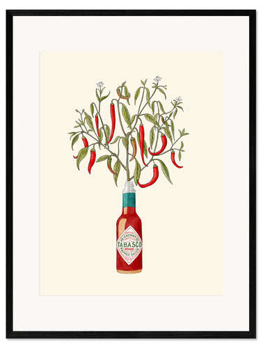 Framed art print Hot Tree