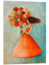 Acrylic print I can buy myself flowers - Annika Persson