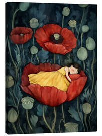 Canvas print Poppyfield Dreaming - Annika Persson