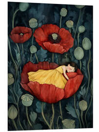 Quadro em PVC Poppyfield Dreaming - Annika Persson
