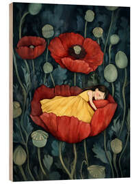 Obraz na drewnie Poppyfield Dreaming