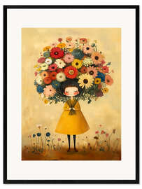 Impresión de arte enmarcada Golden dreams