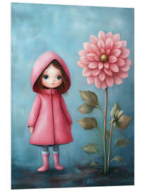 Quadro em PVC The Dahlia Girl - Annika Persson