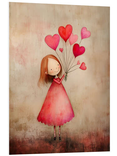 PVC print Red Heart