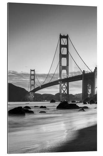 Gallery print Golden Gate Bridge sunrise