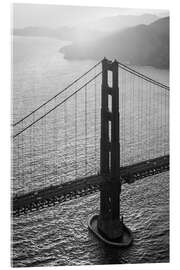 Acrylglasbild Golden Gate Bridge und die Bucht von San Francisco