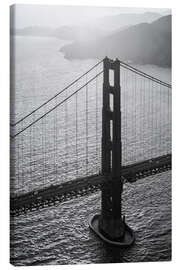 Leinwandbild Golden Gate Bridge und die Bucht von San Francisco