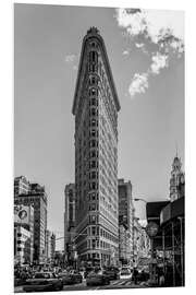 Hartschaumbild Flatiron Building, New York City - Matteo Colombo