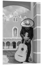 Acrylic print Mariachi and his Guitar, Mexico - Matteo Colombo