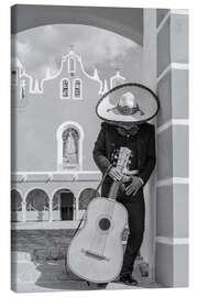 Tableau sur toile Mariachi and his Guitar, Mexico - Matteo Colombo