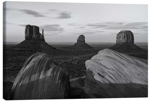 Stampa su tela Monument Valley Sunset