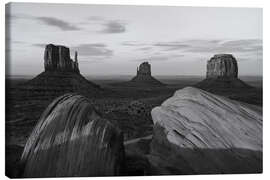 Canvas print Monument Valley Sunset - Matteo Colombo