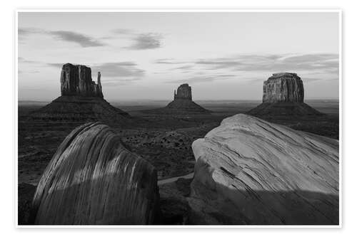 Poster Monument Valley Sunset