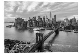 Obraz na PCV New York Skyline and Brooklyn Bridge - Matteo Colombo