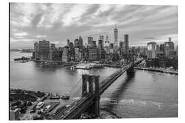 Magnettafel Skyline von New York und Brooklyn Bridge - Matteo Colombo