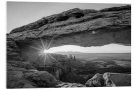Acrylglas print Mesa arch sunrise, Utah