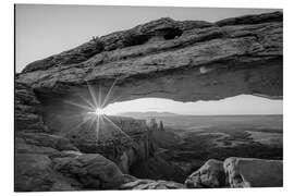 Aluminium print Mesa arch sunrise, Utah