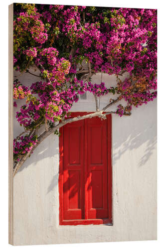 Trebilde Red door in Mykonos, Greece