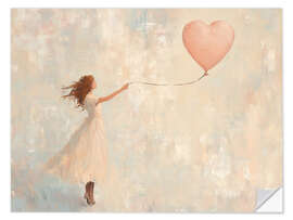 Wandsticker Lass mein Herz fliegen