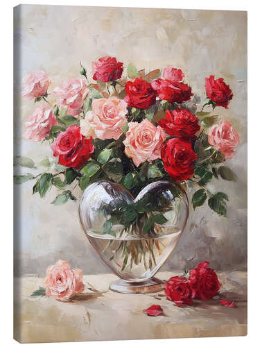 Canvas print A Heart Full of Roses