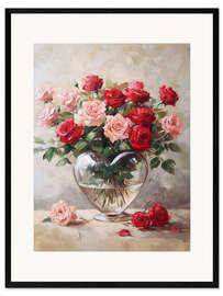 Framed art print A Heart Full of Roses