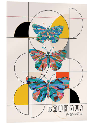 Acrylic print Bauhaus Butterflies